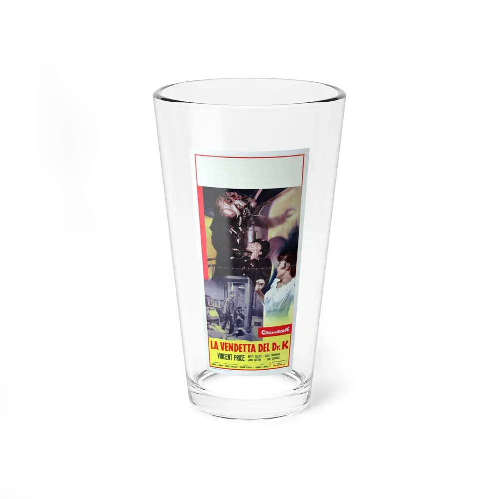 RETURN OF THE FLY (ITALIAN) 1959 Movie Poster - Pint Glass 16oz-16oz-Go Mug Yourself