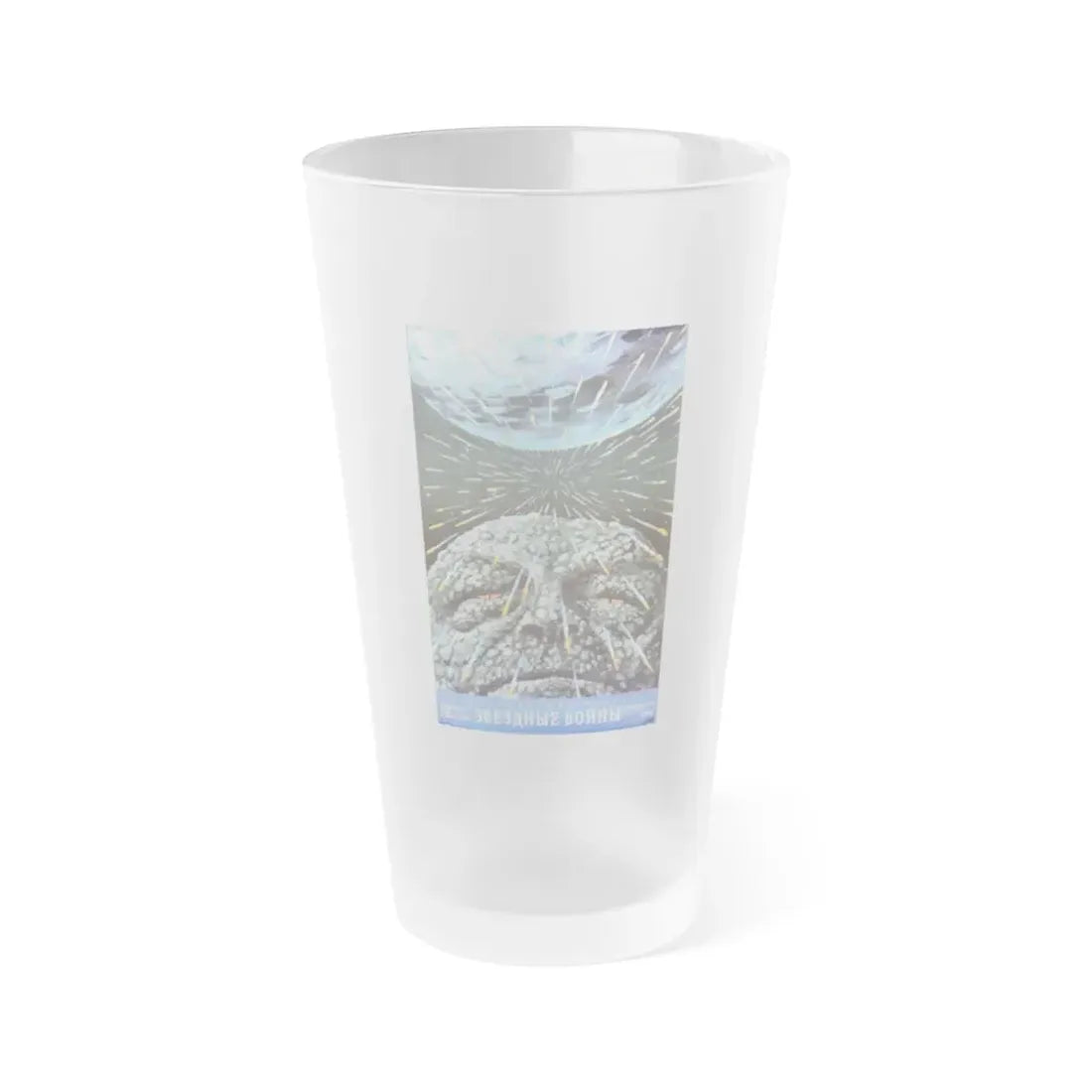 RETURN OF THE JEDI (RUSSIAN) 2 1983 Movie Poster - Frosted Pint Glass 16oz Default Title - Go Mug Yourself