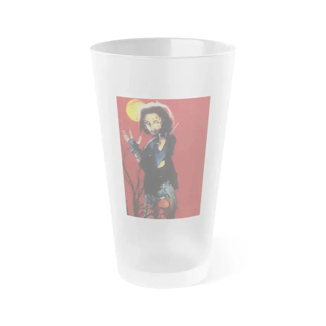 RETURN OF THE LIVING DEAD III 1993 Movie Poster - Frosted Pint Glass 16oz 16oz Frosted - Go Mug Yourself