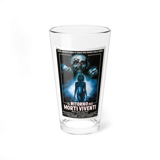 RETURN OF THE LIVING DEAD (ITALIAN) 1985 Movie Poster - Pint Glass 16oz-16oz-Go Mug Yourself