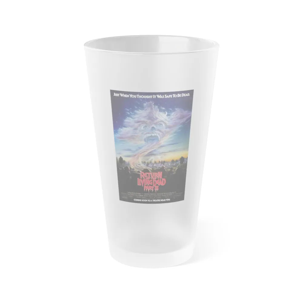 RETURN OF THE LIVING DEAD PART II 1988 Movie Poster - Frosted Pint Glass 16oz-Go Mug Yourself