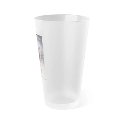 RETURN OF THE LIVING DEAD PART II (GERMAN) 1988 Movie Poster - Frosted Pint Glass 16oz - Go Mug Yourself