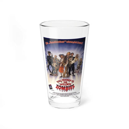 RETURN OF THE LIVING DEAD PART II (GERMAN) 1988 Movie Poster - Pint Glass 16oz-16oz-Go Mug Yourself