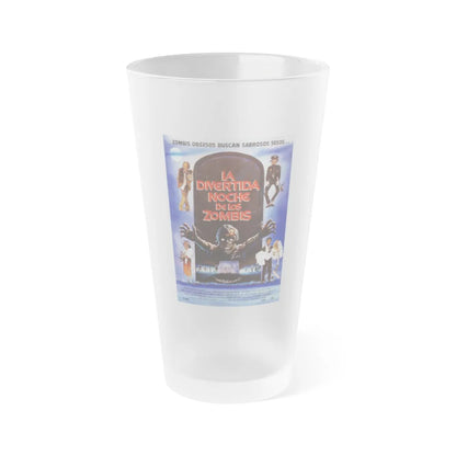 RETURN OF THE LIVING DEAD PART II (SPANISH) 1988 Movie Poster - Frosted Pint Glass 16oz-16oz-Frosted-Go Mug Yourself