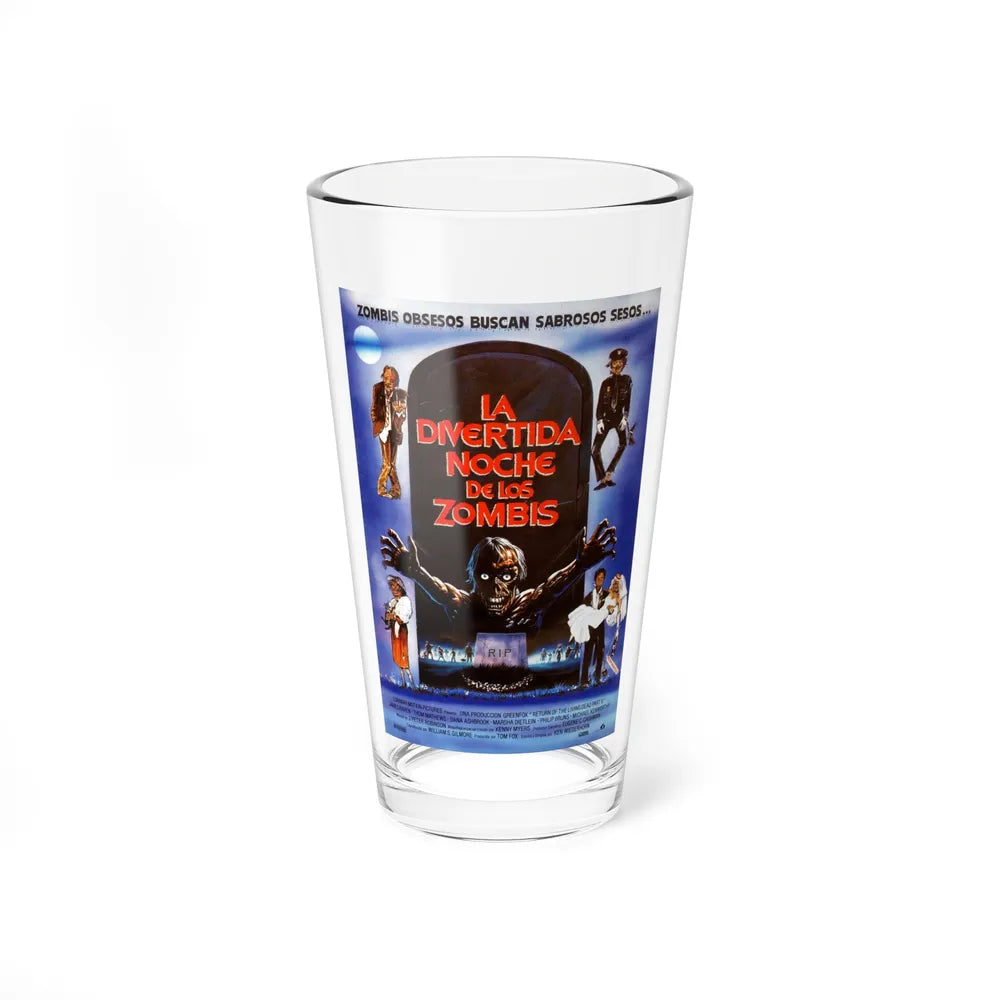 RETURN OF THE LIVING DEAD PART II (SPANISH) 1988 Movie Poster - Pint Glass 16oz-16oz-Go Mug Yourself