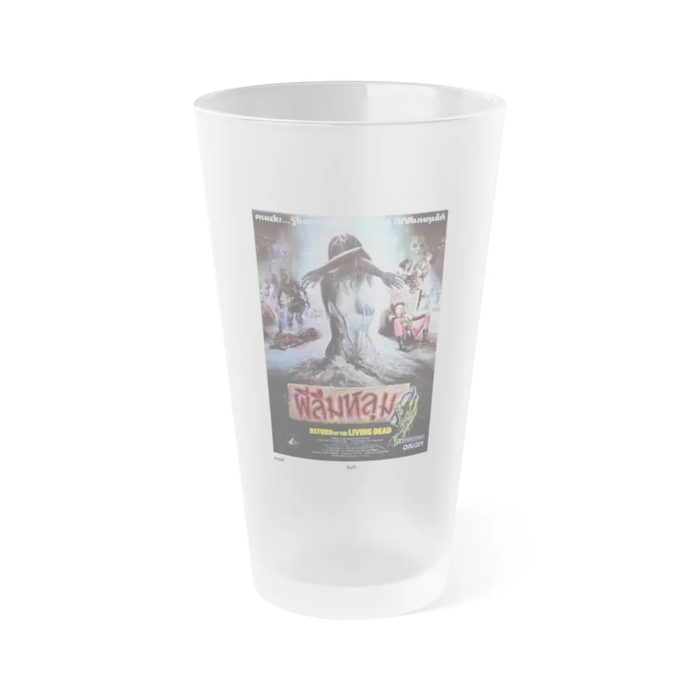 RETURN OF THE LIVING DEAD (THAI) 1985 Movie Poster - Frosted Pint Glass 16oz-Go Mug Yourself