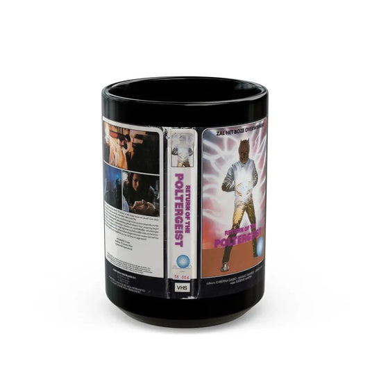 RETURN OF THE POLTERGEIST (VHS COVER) - Black Coffee Mug 15oz - Go Mug Yourself