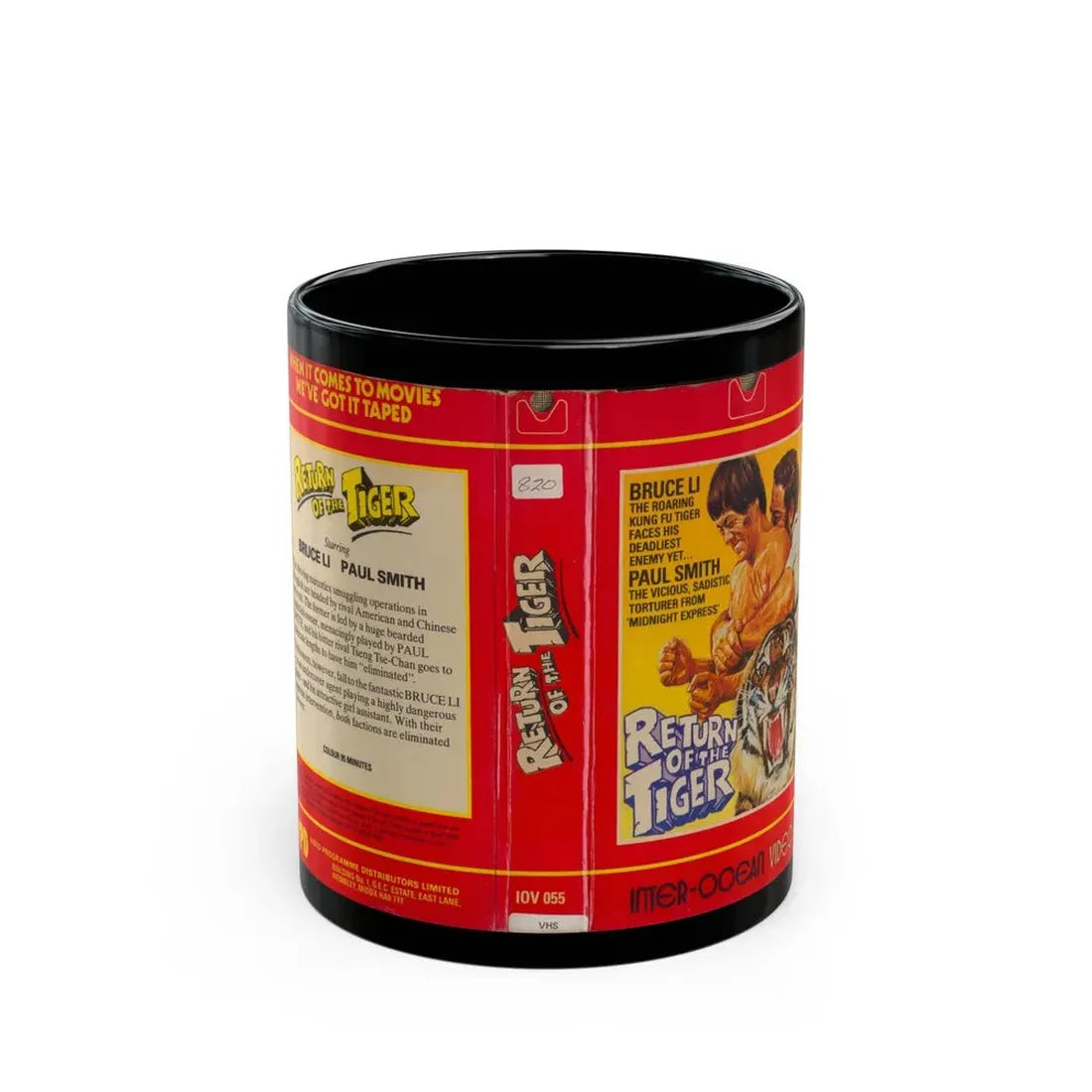 RETURN OF THE TIGER VERSION 2 (VHS COVER) - Black Coffee Mug 11oz - Go Mug Yourself