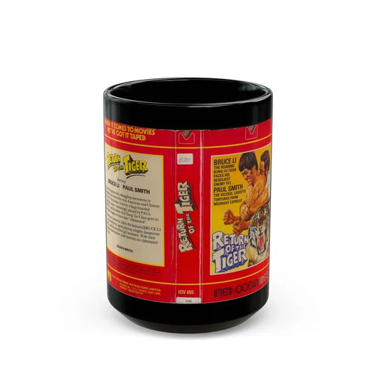 RETURN OF THE TIGER VERSION 2 (VHS COVER) - Black Coffee Mug 15oz - Go Mug Yourself