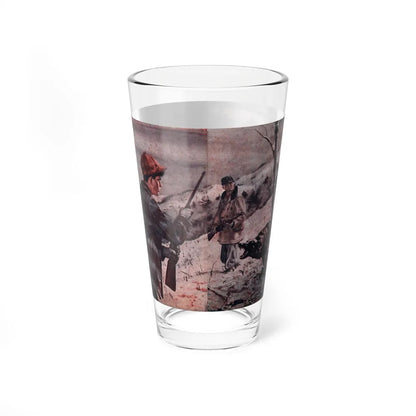 Return of the Wolf, Bluebook Magazine, February 1956 (Magazine Illustration) Pint Glass 16oz-16oz-Go Mug Yourself