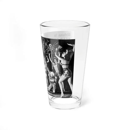 Return to Dead-End Island, Man's Conquest, October 1959 (Magazine Illustration) Pint Glass 16oz - Go Mug Yourself