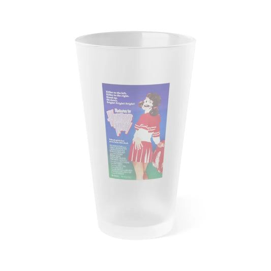 RETURN TO HORROR HIGH 1987 Movie Poster - Frosted Pint Glass 16oz-16oz-Frosted-Go Mug Yourself