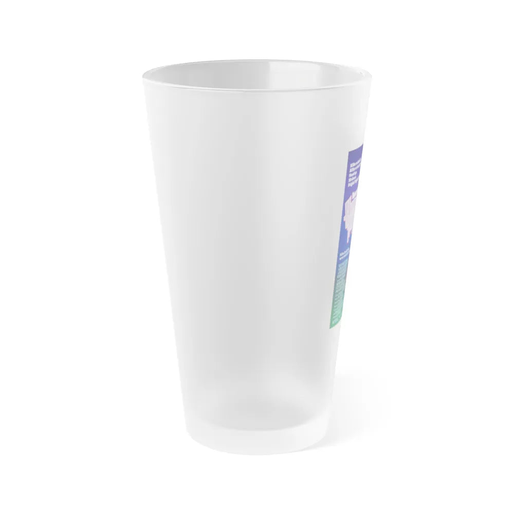RETURN TO HORROR HIGH 1987 Movie Poster - Frosted Pint Glass 16oz-Go Mug Yourself