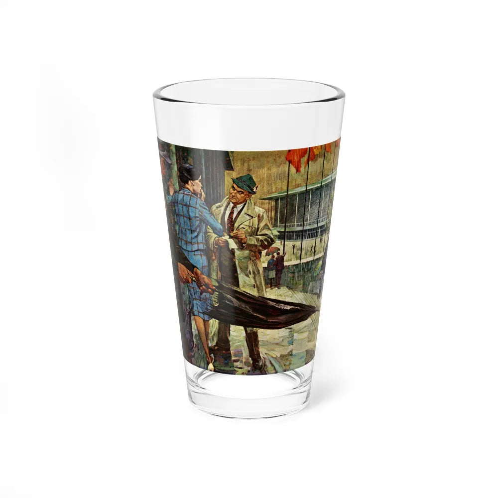 Return To Terror, 1960 (Magazine Illustration) Pint Glass 16oz-16oz-Go Mug Yourself