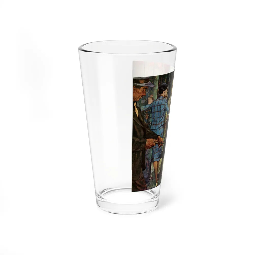 Return To Terror, 1960 (Magazine Illustration) Pint Glass 16oz-Go Mug Yourself