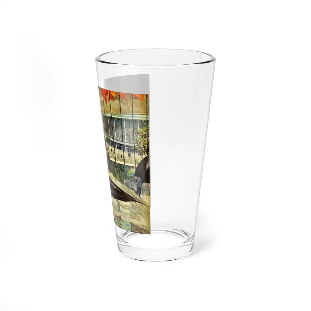 Return To Terror, 1960 (Magazine Illustration) Pint Glass 16oz-Go Mug Yourself