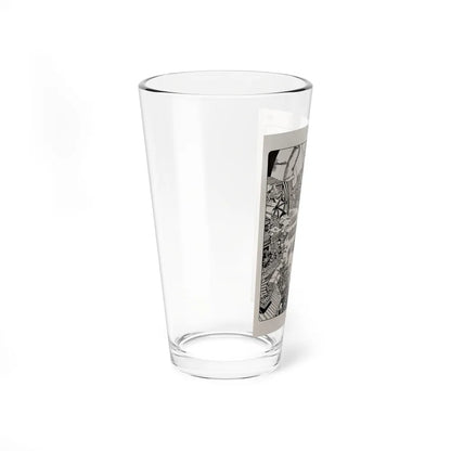 Returning a Friendly Call, Life Magazine, September 6. 1917 (Magazine Illustration) Pint Glass 16oz-Go Mug Yourself