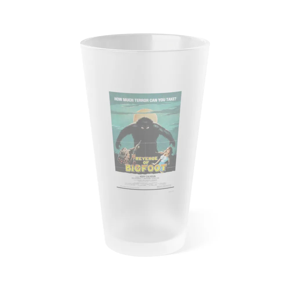 REVENGE OF BIGFOOT 1979 Movie Poster - Frosted Pint Glass 16oz-16oz-Frosted-Go Mug Yourself