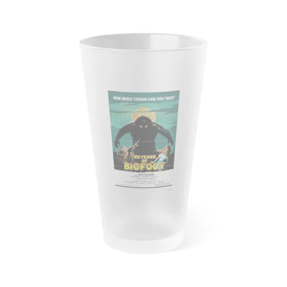 REVENGE OF BIGFOOT 1979 Movie Poster - Frosted Pint Glass 16oz-16oz-Frosted-Go Mug Yourself