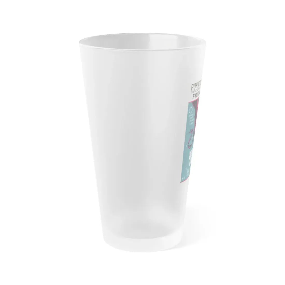 REVENGE OF THE CREATURE (MONDO) 1955 Movie Poster - Frosted Pint Glass 16oz - Go Mug Yourself