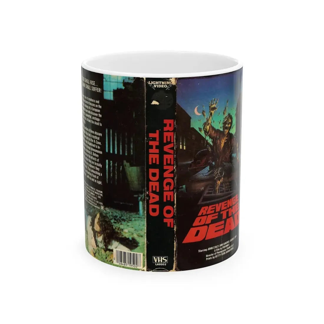 REVENGE OF THE DEAD (VHS COVER) - White Coffee Mug 11oz - Go Mug Yourself