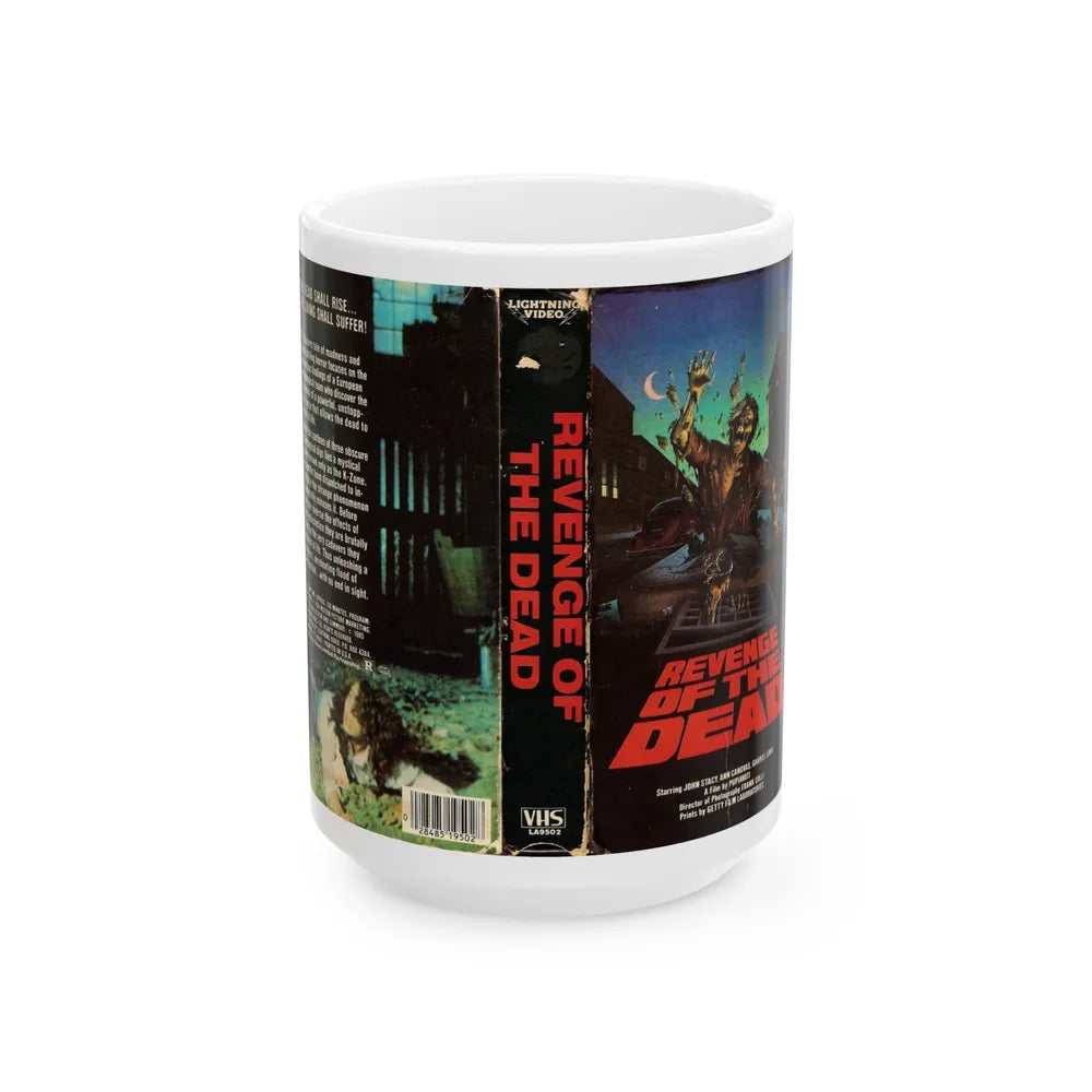 REVENGE OF THE DEAD (VHS COVER) - White Coffee Mug-15oz-Go Mug Yourself