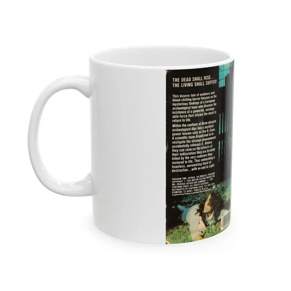 REVENGE OF THE DEAD (VHS COVER) - White Coffee Mug - Go Mug Yourself