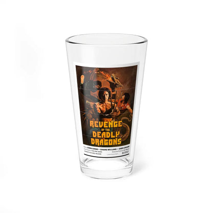 REVENGE OF THE DEADLY DRAGONS 1982 Movie Poster - Pint Glass 16oz-16oz-Go Mug Yourself