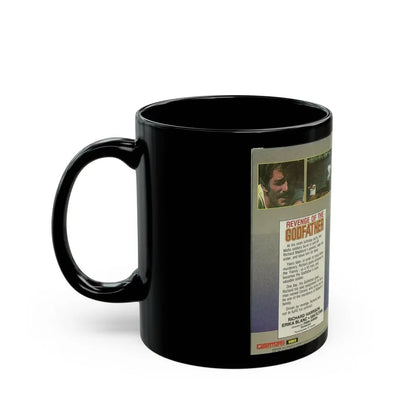 REVENGE OF THE GODFATHER RICHARD HARRISON (VHS COVER) - Black Coffee Mug - Go Mug Yourself