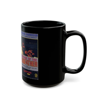 REVENGE OF THE GODFATHER (VHS COVER) - Black Coffee Mug-Go Mug Yourself