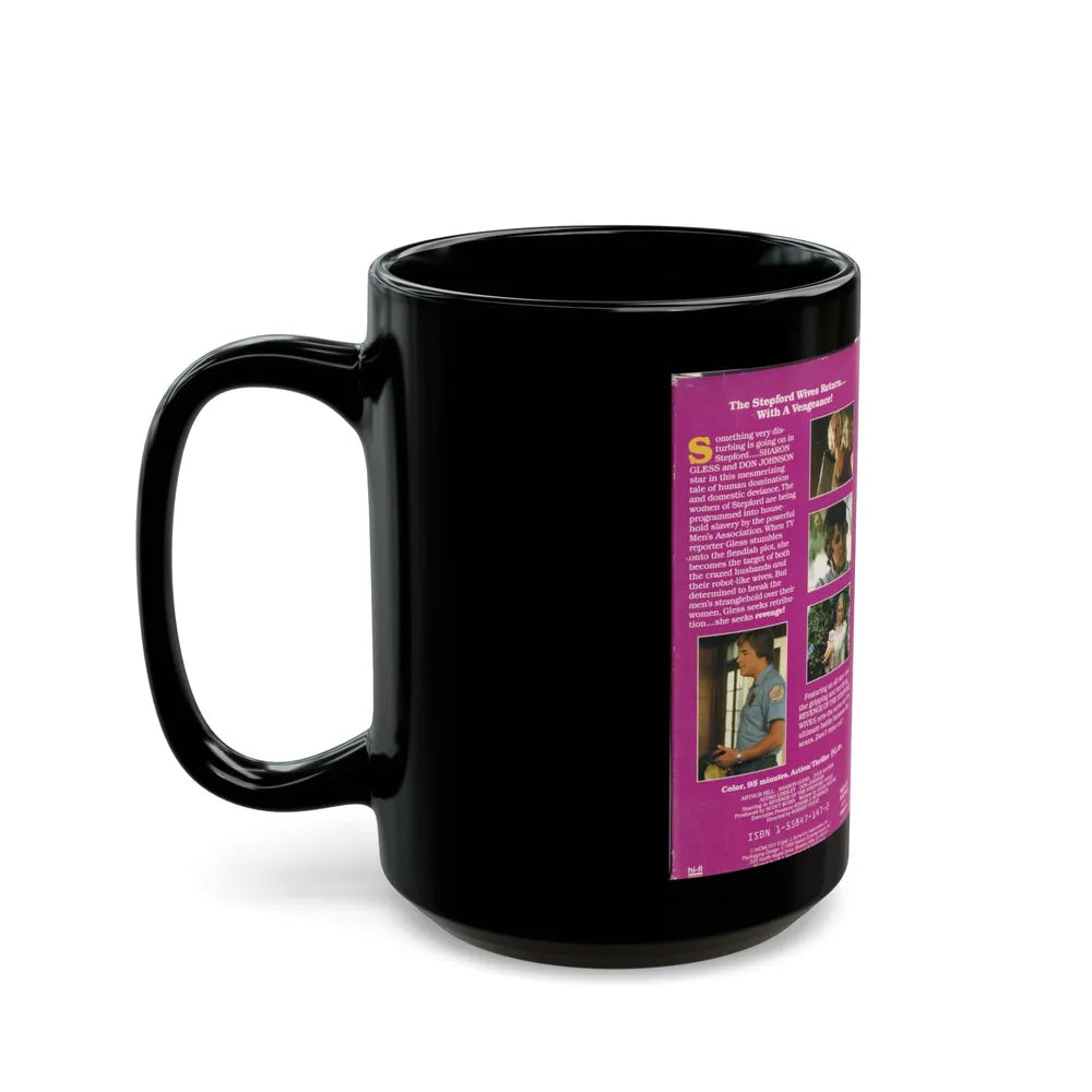 REVENGE OF THE STEPFORD WIVES (VHS COVER) - Black Coffee Mug-Go Mug Yourself