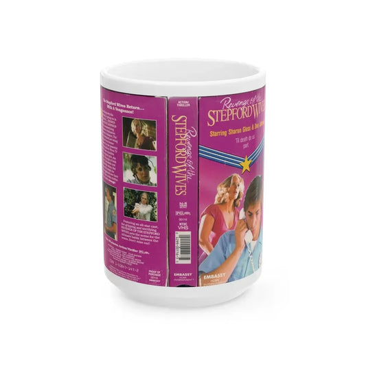 REVENGE OF THE STEPFORD WIVES (VHS COVER) - White Coffee Mug 15oz - Go Mug Yourself