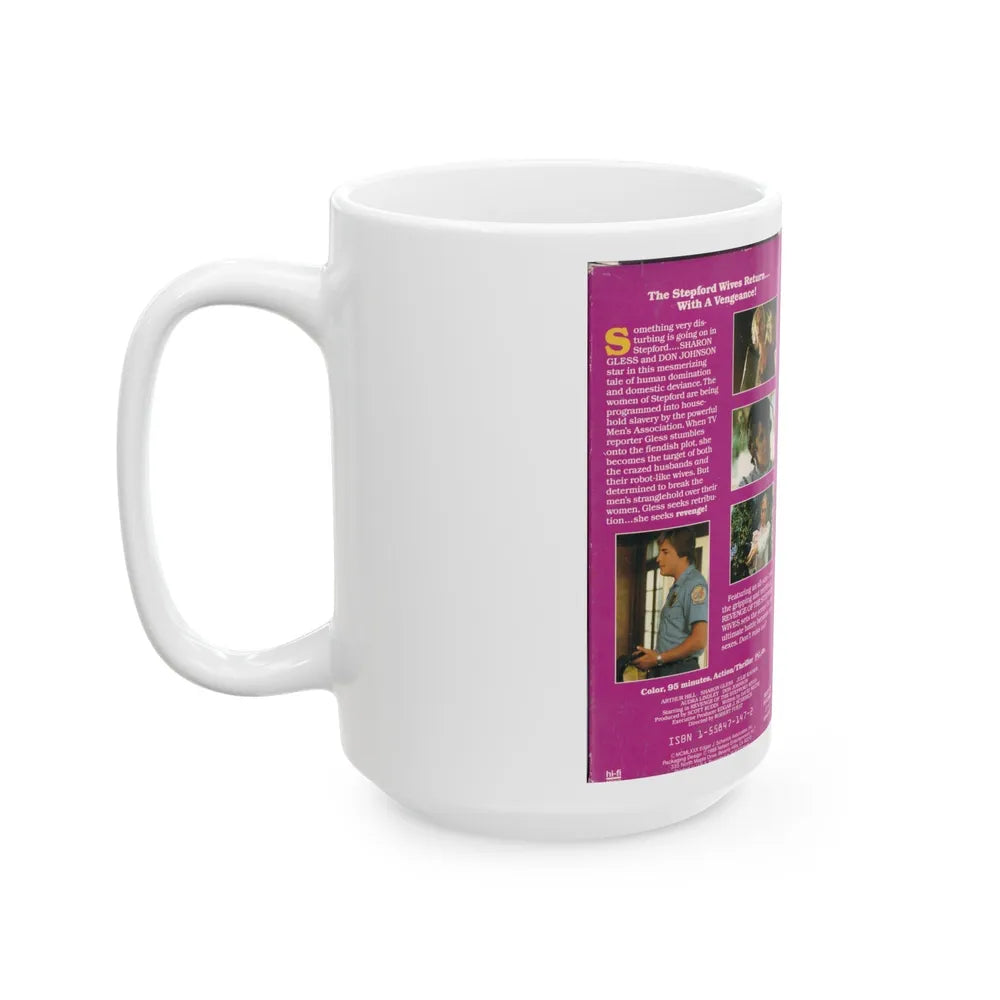 REVENGE OF THE STEPFORD WIVES (VHS COVER) - White Coffee Mug-Go Mug Yourself