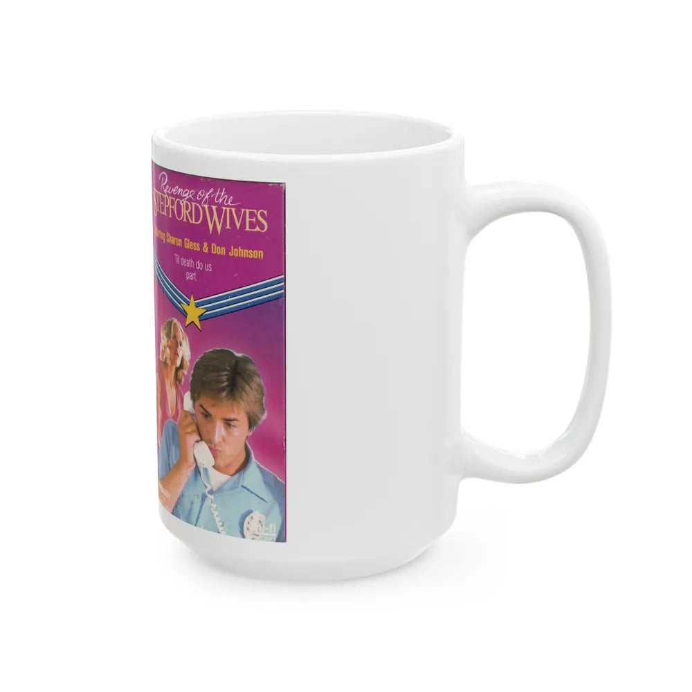 REVENGE OF THE STEPFORD WIVES (VHS COVER) - White Coffee Mug-Go Mug Yourself