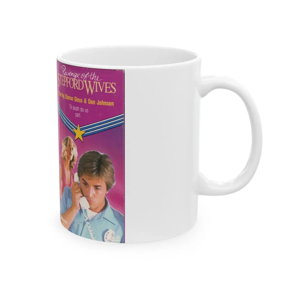 REVENGE OF THE STEPFORD WIVES (VHS COVER) - White Coffee Mug-Go Mug Yourself