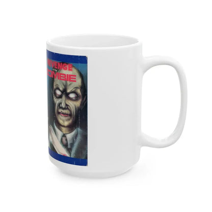 REVENGE OF THE ZOMBIE (VHS COVER) - White Coffee Mug - Go Mug Yourself