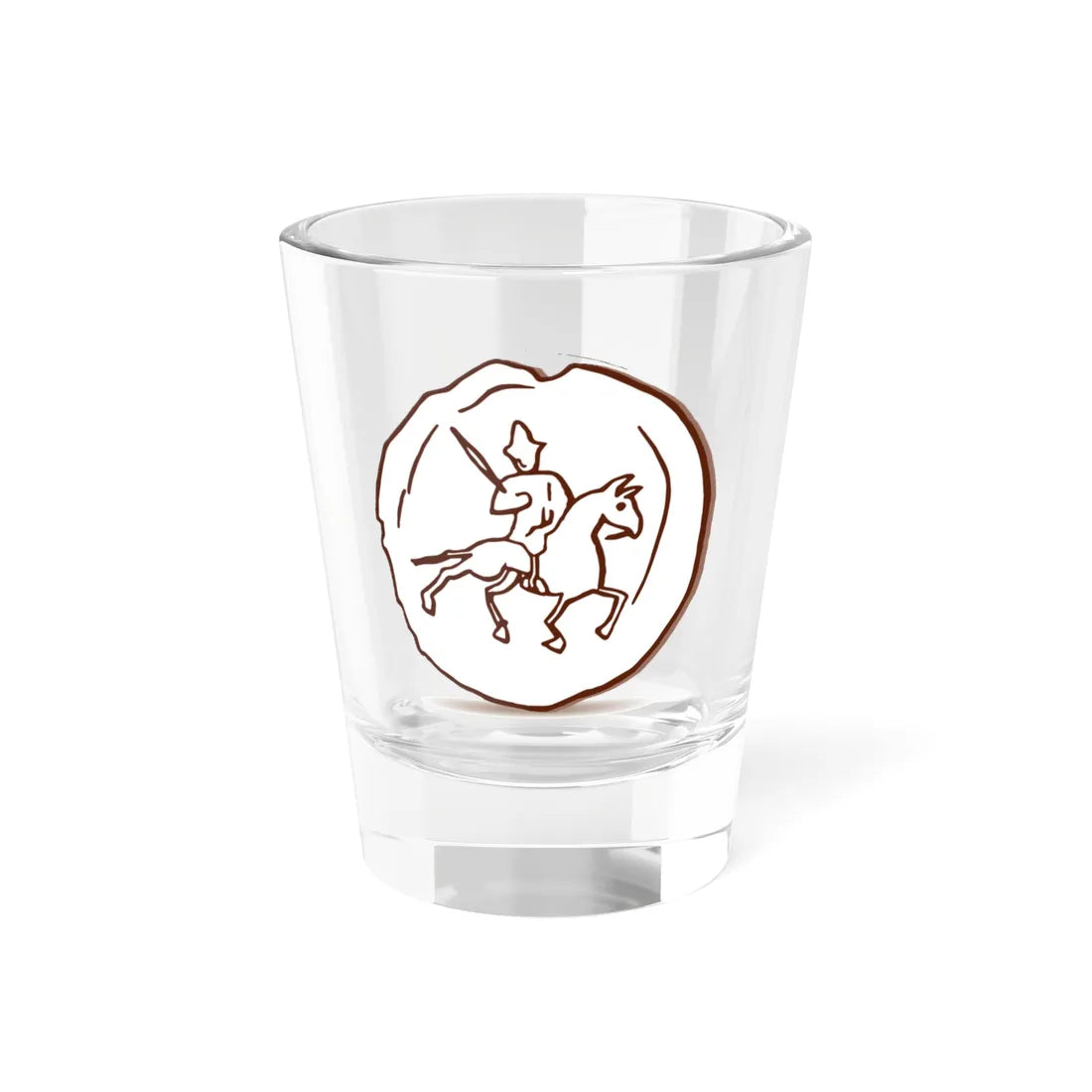 Печать Александра Наримонтовича Revers (Belarus) (Coat of Arms) Shot Glass 1.5oz 1.5oz - Go Mug Yourself