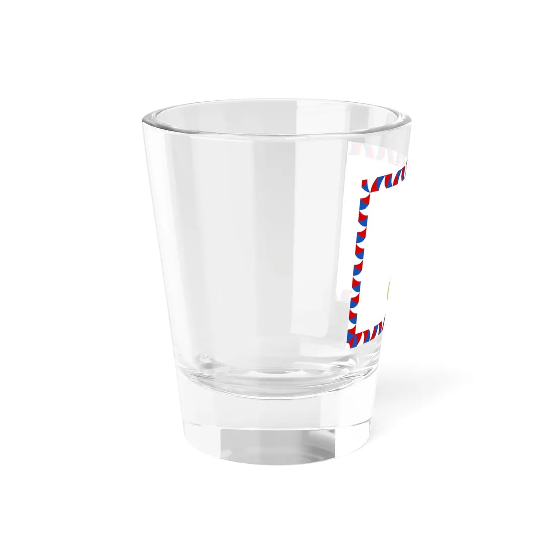 Reverse Colors of the Royal Croatian Home Guard (Austria) Shot Glass 1.5oz - Go Mug Yourself