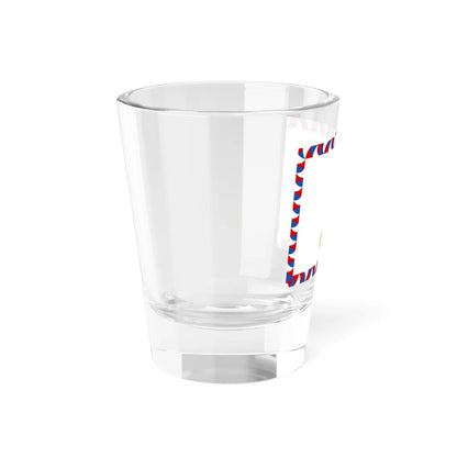Reverse Colors of the Royal Croatian Home Guard (Austria) Shot Glass 1.5oz - Go Mug Yourself