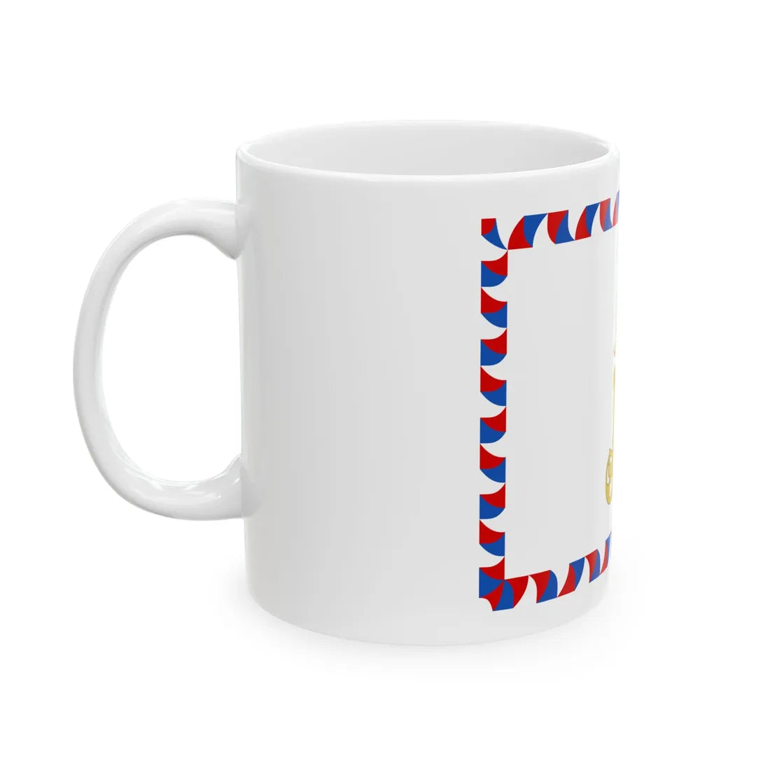 Reverse Colors of the Royal Croatian Home Guard (Austria) White Coffee Mug - Go Mug Yourself