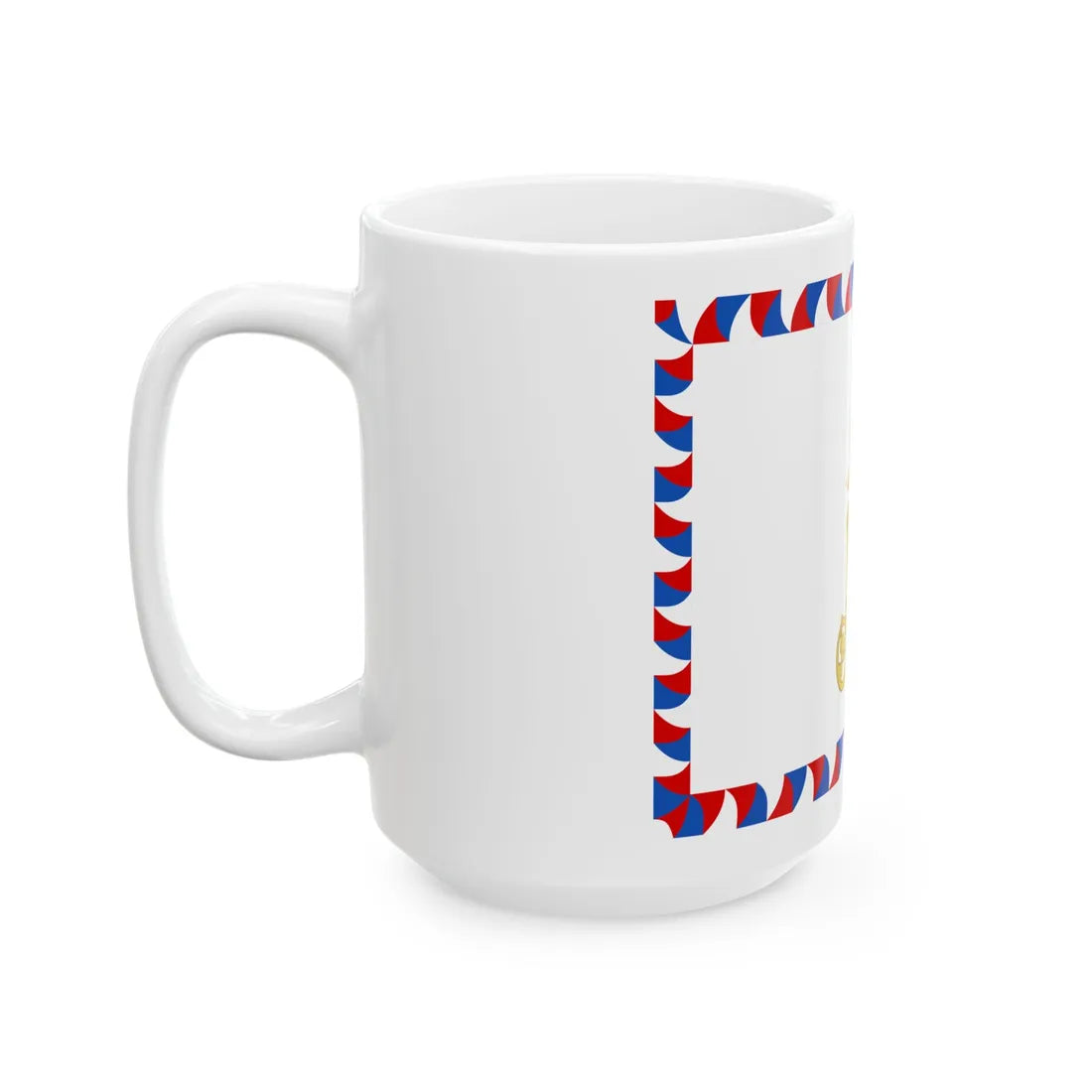 Reverse Colors of the Royal Croatian Home Guard (Austria) White Coffee Mug - Go Mug Yourself