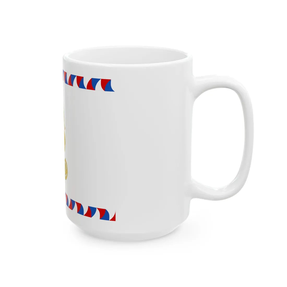 Reverse Colors of the Royal Croatian Home Guard (Austria) White Coffee Mug - Go Mug Yourself