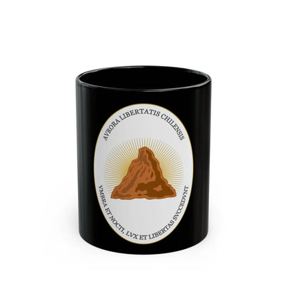 Reverse of the Coat of Arms of Chile (1812-1814) - Black Coffee Mug-11oz-Go Mug Yourself