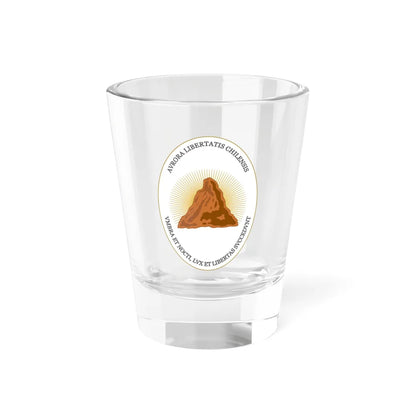 Reverse of the Coat of Arms of Chile (1812-1814) - Shot Glass 1.5oz 1.5oz - Go Mug Yourself