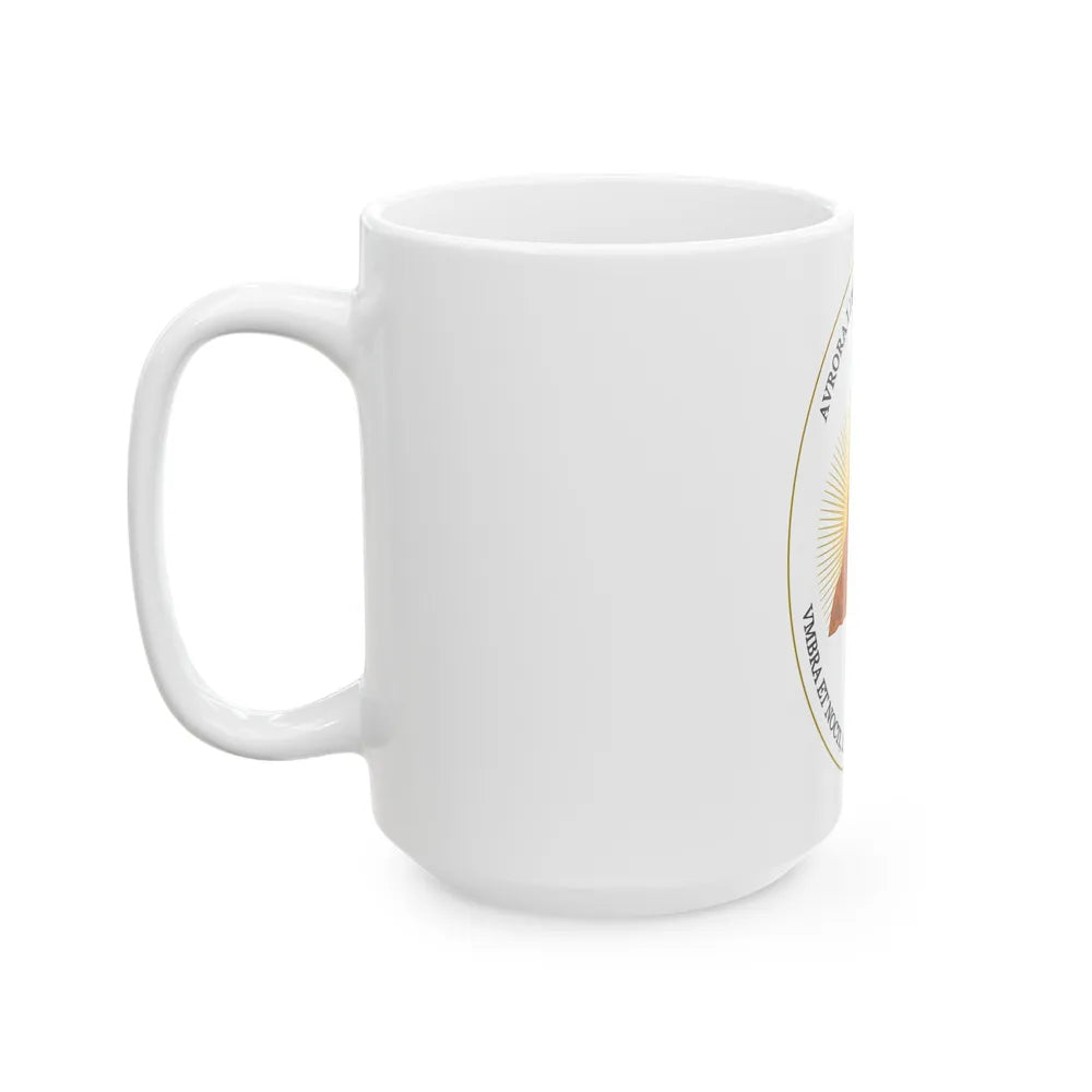 Reverse of the Coat of Arms of Chile (1812-1814) - White Coffee Mug-Go Mug Yourself