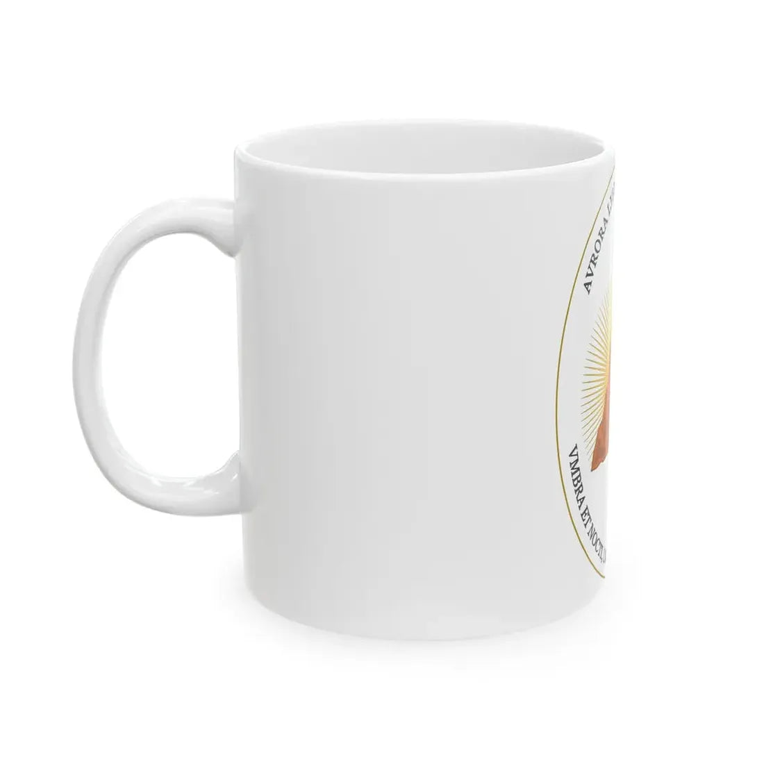 Reverse of the Coat of Arms of Chile (1812-1814) - White Coffee Mug - Go Mug Yourself