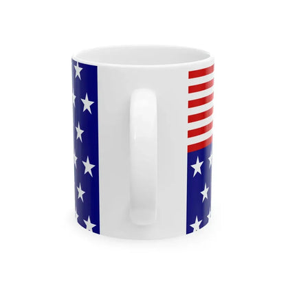Reverse US Flag (United States) White Coffee Mug - Go Mug Yourself