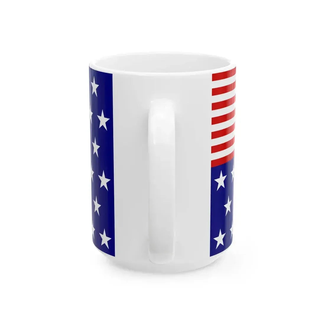 Reverse US Flag (United States) White Coffee Mug - Go Mug Yourself