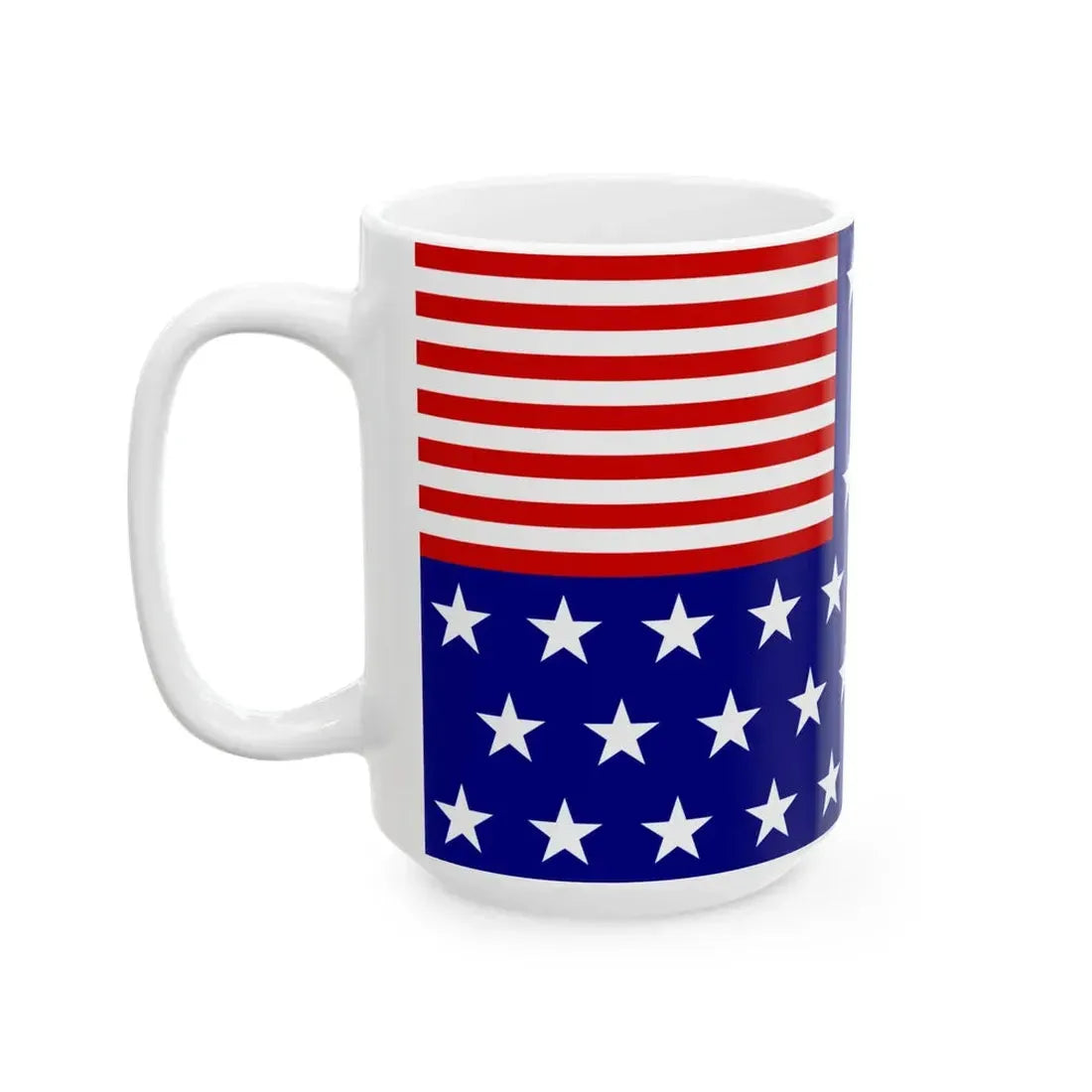 Reverse US Flag (United States) White Coffee Mug - Go Mug Yourself