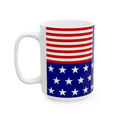 Reverse US Flag (United States) White Coffee Mug - Go Mug Yourself